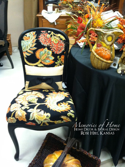 floral-and-black-chair